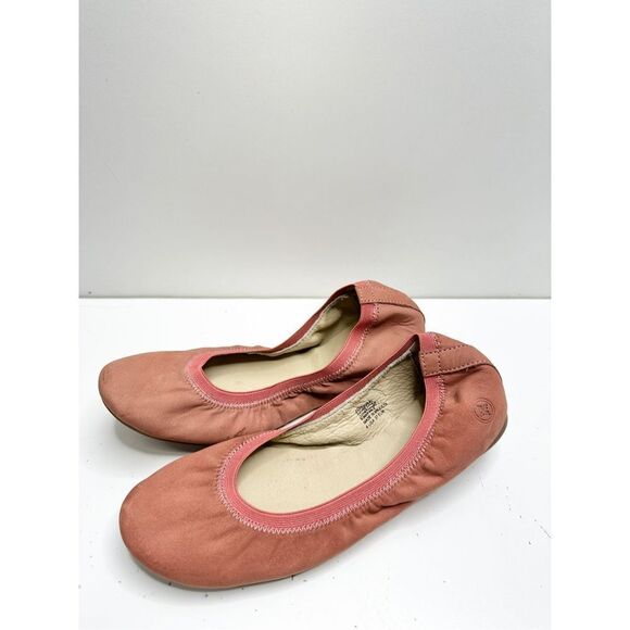 Charleston Flats Womens Size 6 Leather Gigi Coral Slip On Ballet Shoes - Picture 3 of 10